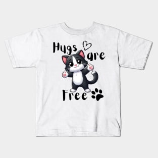 Hugs are free Kids T-Shirt